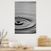 Droplet Ricochet Poster (Küche)