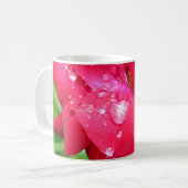 Droplets auf Petals-Tasse Kaffeetasse (Vorderseite Links)