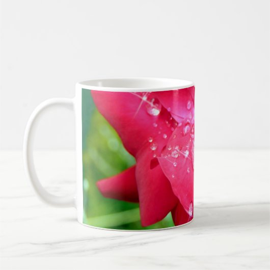 Droplets auf Petals-Tasse Kaffeetasse (Links)