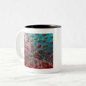 Droplets R&B Zweifarbige Tasse (Vorderseite Links)