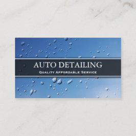 Droplets "Regen Splash" - Visitenkarte