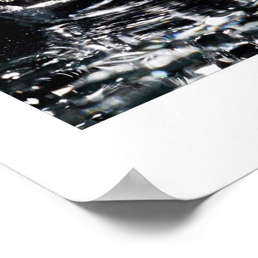 Droplets Triple Art Print Poster (Ecke)