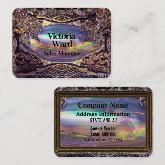 Dropletsyn-Berufliche Visitenkarte (Vorne/Hinten)