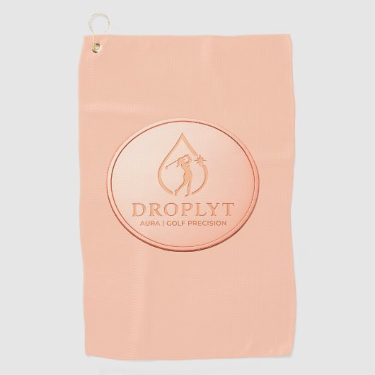 Droplyt Golf Aura Golf Handtuch (Vorderseite)
