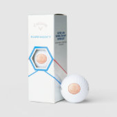 Droplyt Golf Aura Logo 3er-Pack Callaway Golfbälle (Verpackung)