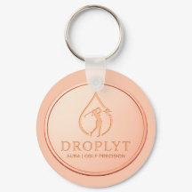 Droplyt Golf Aura Logo Schlüsselanhänger