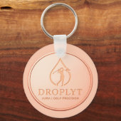Droplyt Golf Aura Logo Schlüsselanhänger (Vorderseite)