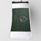 Droplyt Golf Rustic Green Putterabdeckung Headcover (Rotieren 90)