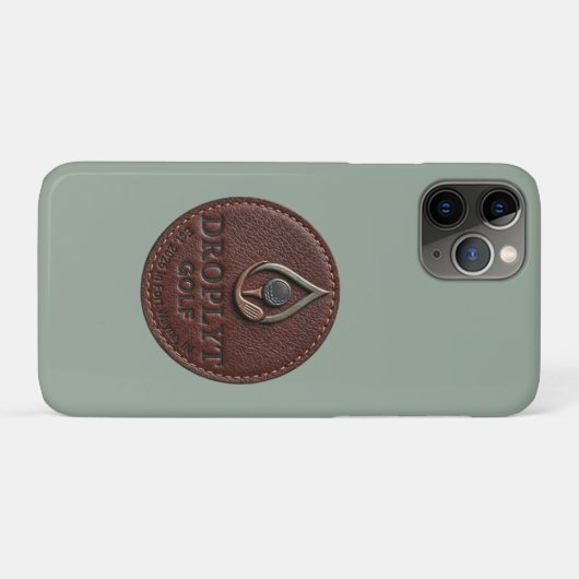 Droplyt Golf Rustic Logo iPhone-Hülle Case-Mate iPhone Hülle (Rückseite (Horizontal))