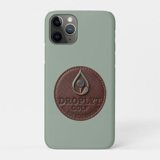 Droplyt Golf Rustic Logo iPhone-Hülle Case-Mate iPhone Hülle (Rückseite)