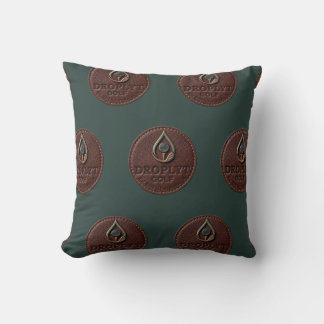 Droplyt Golf Rustic Logo Wurfkissen Kissen