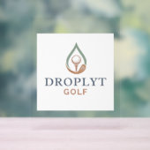 Droplyt Golf Signature Acryl-Schild Acrylschild (Neutral)