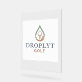 Droplyt Golf Signature Acryl-Schild Acrylschild (Winkel)