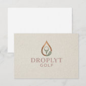Droplyt Golf Signature Dankeskarte (Vorne/Hinten)
