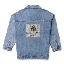 Droplyt Golf Signature Design Damen-Denimjacke