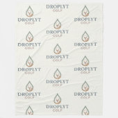 Droplyt Golf Signature Fleece-Decke Fleecedecke (Vorderseite)