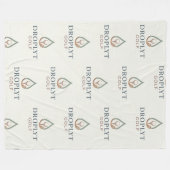 Droplyt Golf Signature Fleece-Decke Fleecedecke (Vorderseite (Horizontal))