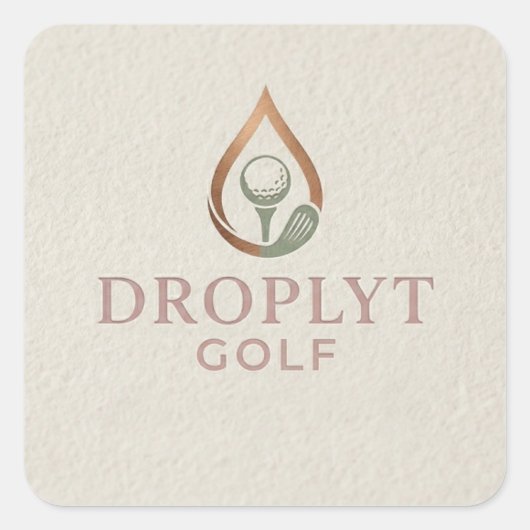 Droplyt Golf Signature Sticker (Vorderseite)