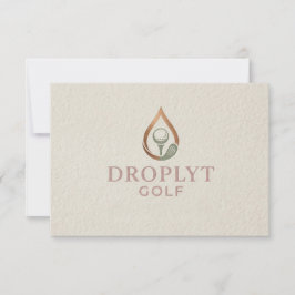 Droplyt Golf Signature Thank You Card Dankeskarte