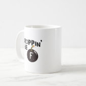 Droppin die f-Bombe Kaffeetasse (Vorderseite Links)