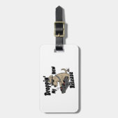 Droppin' Mein neuer Release-Dog Angesagt-Hop Gepäckanhänger (Vorderseite vertikal)