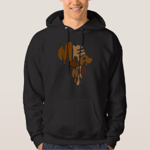 Droppin Melanin Kleidung für Männer Frauen schwarz Hoodie