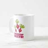 Droppin rote Rüben Kaffeetasse (Vorderseite Links)