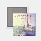 'Dropping the Hook (Christlich)' Magnet (Vorderseite/Rückseite)