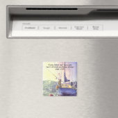 'Dropping the Hook (Christlich)' Magnet (In Situ (Geschirrspüler))