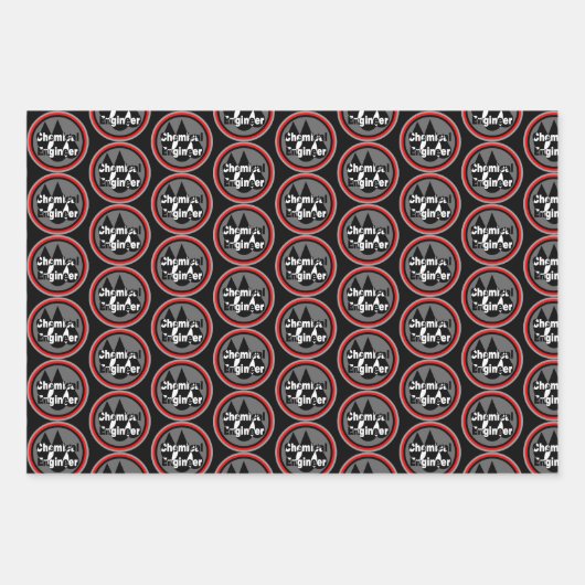 Drops-Kreis des Chemieingenieurs Geschenkpapier Set (Vorderseite)