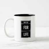 Dropship for Life Zweifarbige Tasse (Links)