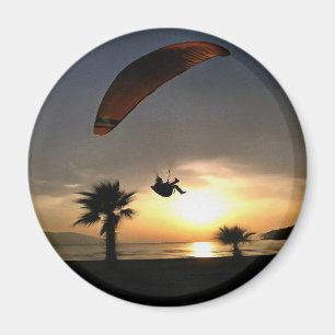 Dropzone am Duskischen Abenteuer Paragliding Art Magnet