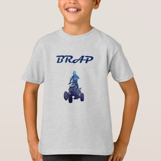 Droschke-Reiter-T-Shirt Brap Jungen-ATV T-Shirt (Vorderseite)