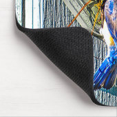 Drossel 020, die 7.75x9.25 Mausunterlage nistet Mousepad (Ecke)