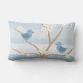 Drossel-Baum-Wurfskissen Lendenkissen (Rückseite)