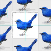 Drossel-Baumwollgewebe Stoff (Kachel)