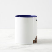 Drossel-blaue Ring-Tasse Tasse (Zentrum)