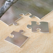 Drossel-blauer Vogel im Baum Puzzle (Seite)