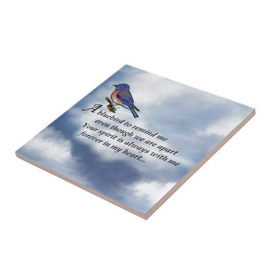 Drossel-Denkmal-Gedicht Fliese (Seite)