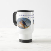 Drossel des Glückes inspirierend Reisebecher (Vorderseite Links)