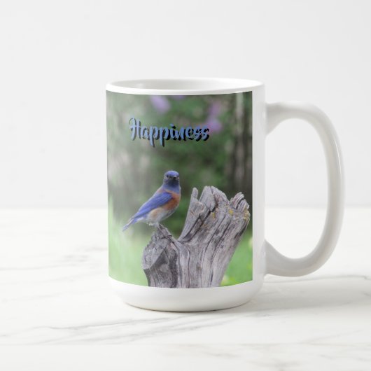 Drossel des Glückes Kaffeetasse (Rechts)