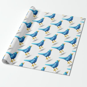Drossel Geschenkpapier