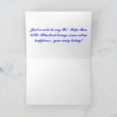 Drossel-Glück-Karte Karte (Innenseite)