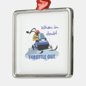 DROSSEL HERAUS SILBERNES ORNAMENT (Links)