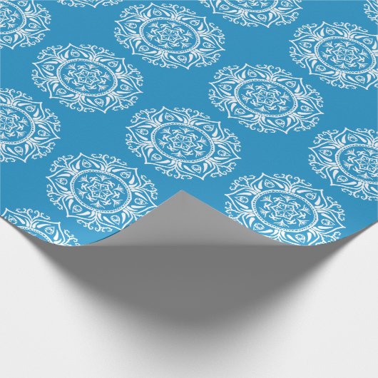 Drossel-Mandala Geschenkpapier (Ecke)