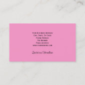 Drossel-Musik-Lehrer-Visitenkarte Visitenkarte (Rückseite)