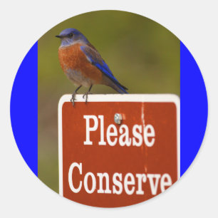 Drossel Runder Aufkleber