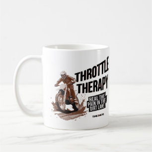 Drossel-Therapie Dirt Bike Kaffeetasse