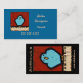 Drossel- und Tastaturpianist-Visitenkarte Visitenkarte (Vorne/Hinten)