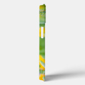 Drosselmann auf Zaunposten im Blumengarten Case-Mate iPhone Hülle (Rückseite / Rechts)